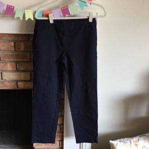 Ann Taylor factory navy curvy pencil pants 4